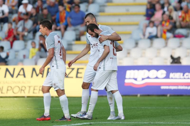 Football. Lotto Ekstraklasa. Korona Kielce - Zaglebie Lubin. 17.07.2017