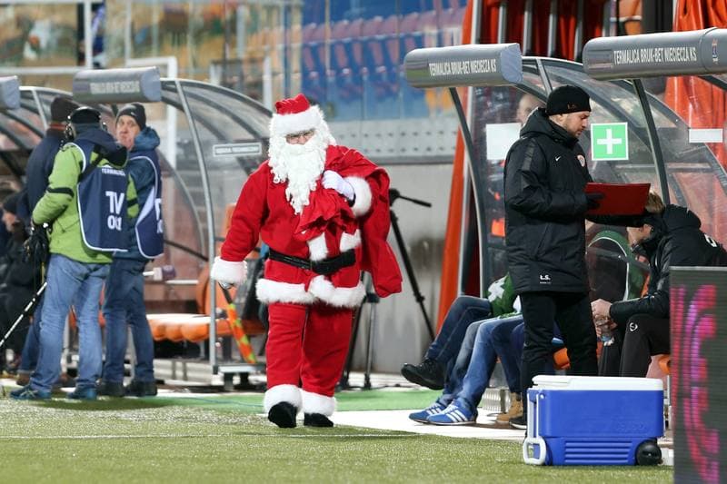 Football. Lotto Ekstraklasa. Bruk-Bet Termalica Nieciecza - Zaglebie Lubin. 02.12.2016