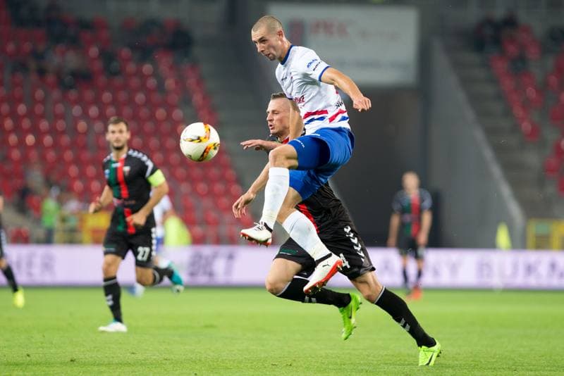 Football. Nice I Liga. GKS Tychy - Podbeskidzie Bielsko-Biala. 25.08.2017