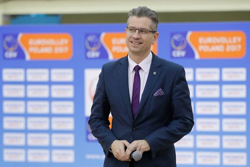 Volleyball. European Championship. Promotional Action. 05.12.2016