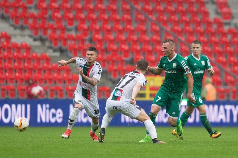 Football. Nice I Liga. GKS Tychy - Olimpia Grudziadz. 17.09.2017