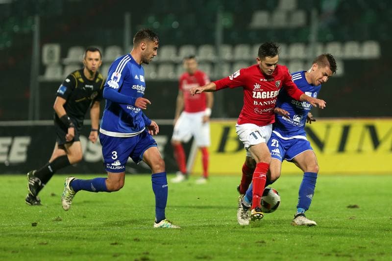 Football. Nice I Liga. Zaglebie Sosnowiec - Wigry Suwalki. 23.09.2017