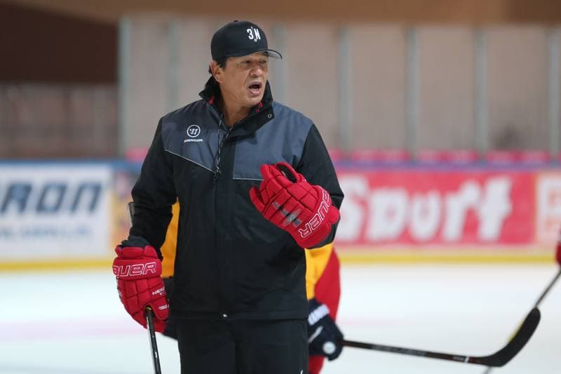 Ice Hockey. Poland national team. Training. 27.09.2017