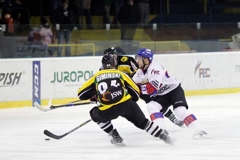 Ice Hockey. Polska Hokej Liga. Tempish Polonia Bytom - JKH GKS Jastrzebie. 20.01.2017