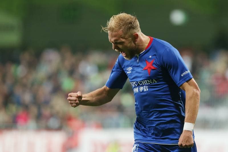 Football. HET Liga. MFK Karvina - Slavia Prague. 14.10.2017