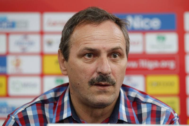 Football. GKS Katowice. Press Conference. 20.10.2017
