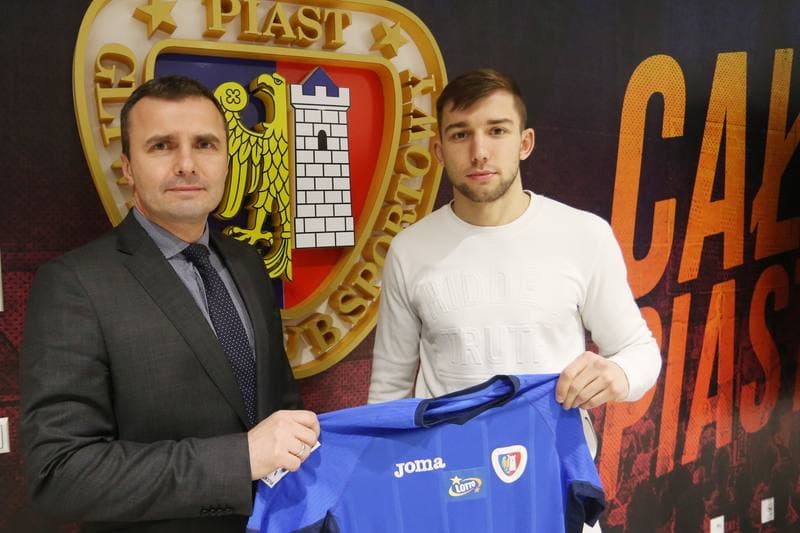 Football. Piast Gliwice. Press Conference. 02.02.2017