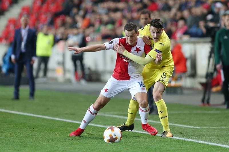 Football. UEFA Europa League. Slavia Prague - Villarreal CF. 02.11.2017