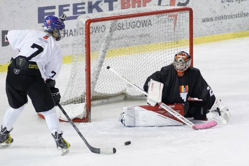 Ice Hockey. Girls Global Game. White Team - Black Team. 18.02.2017