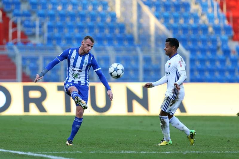 Football. Het Liga. Banik Ostrava - FK Mlada Boleslav. 04.11.2017