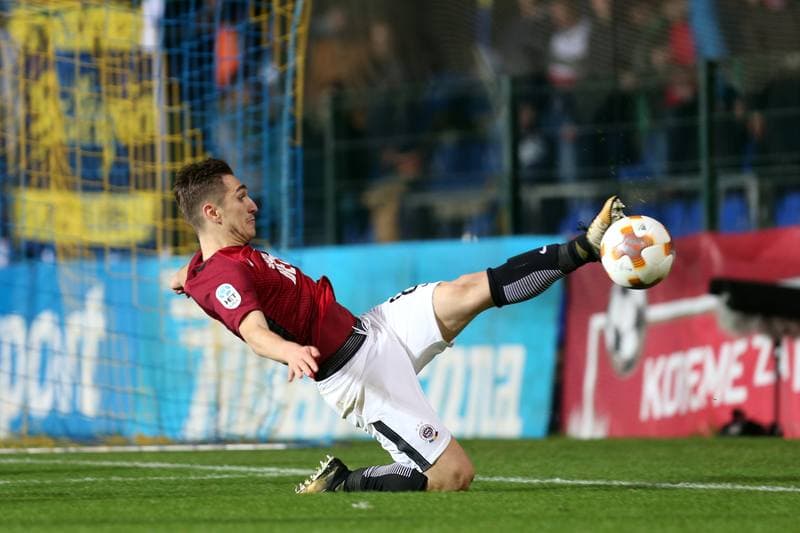 Football. Het Liga. Fastav Zlin - Sparta Prague. 05.11.2017