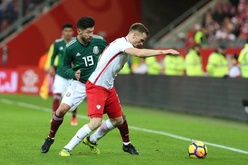 Football. International Friendly. Poland - Mexico. 13.11.2017