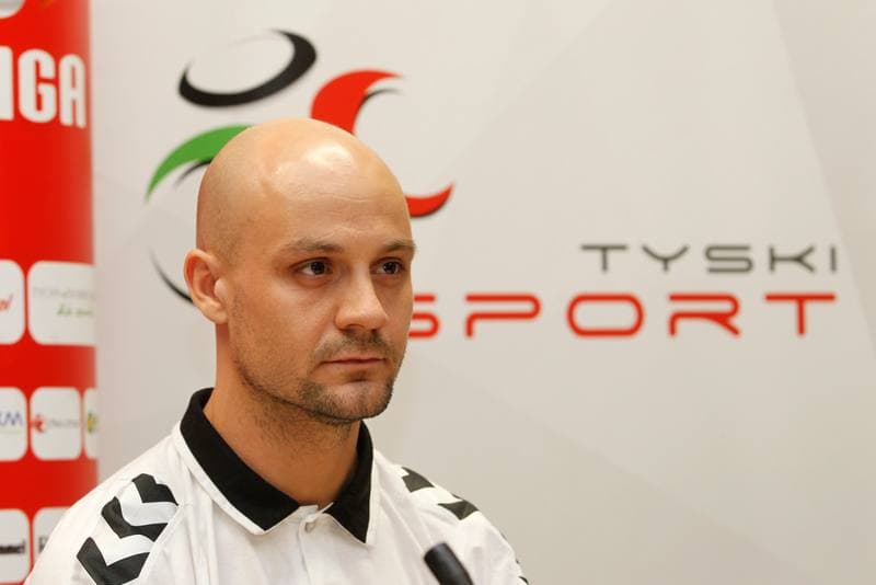 Football. GKS Tychy. Press Conference. 28.02.2017