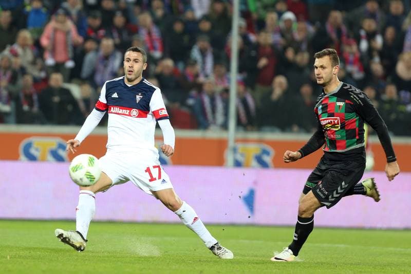 Football. Nice I Liga. Gornik Zabrze - GKS Tychy. 03.03.2017