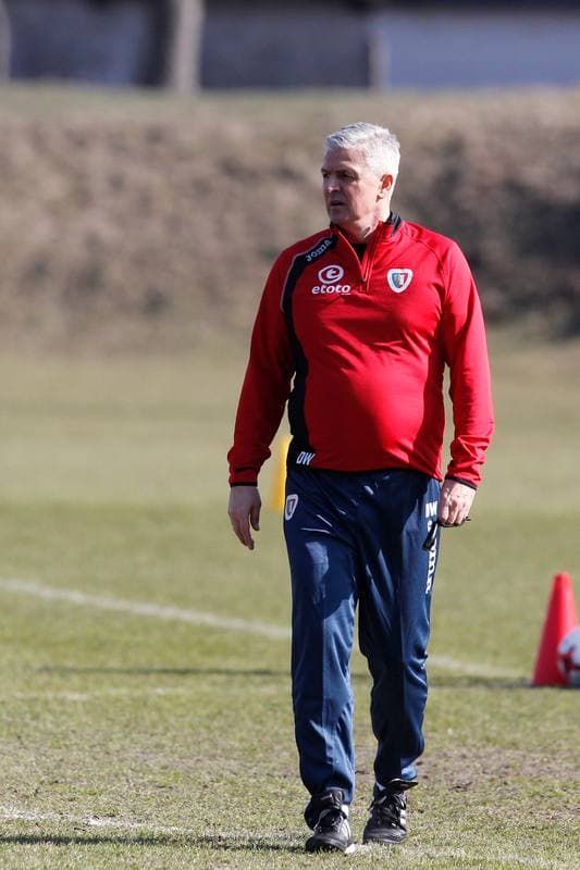 Football. Piast Gliwice. Training. 08.03.2017