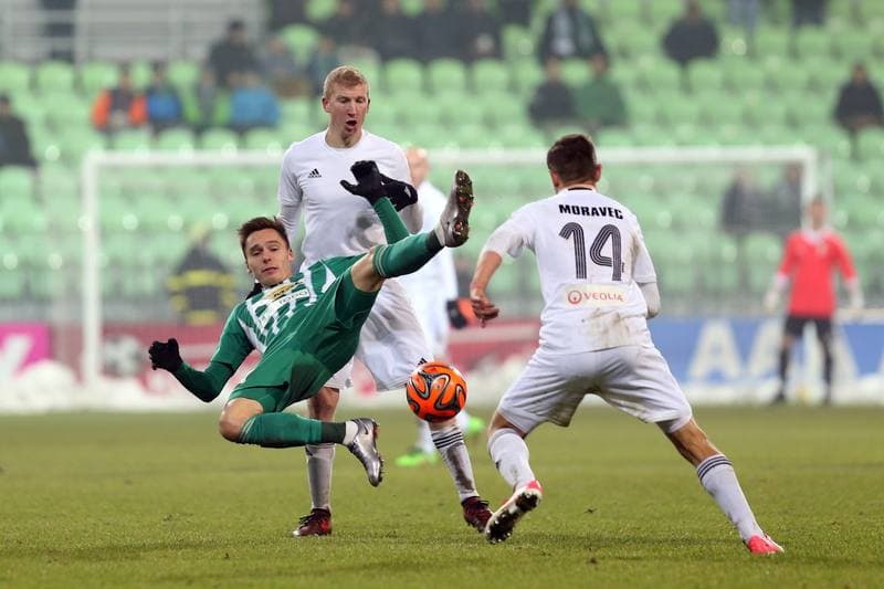Football. Het Liga. MFK Karvina - Bohemians 1905. 02.12.2017