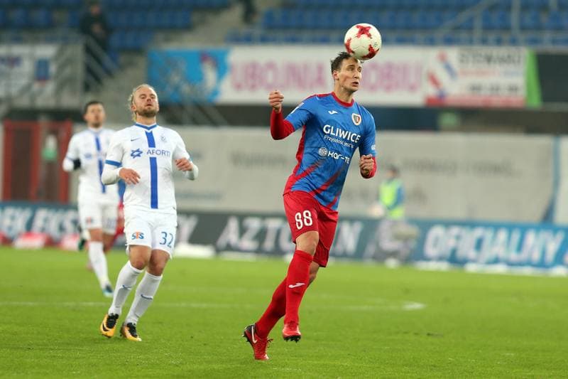 Football. Lotto Ekstraklasa. Piast Gliwice - Lech Poznan. 03.12.2017