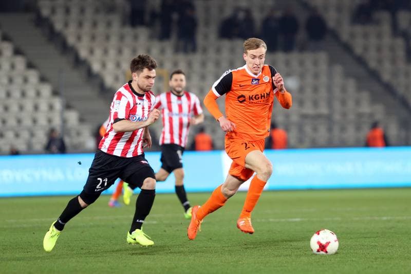 Football. Lotto Ekstraklasa. Cracovia Krakow - Zaglebie Lubin. 13.03.2017