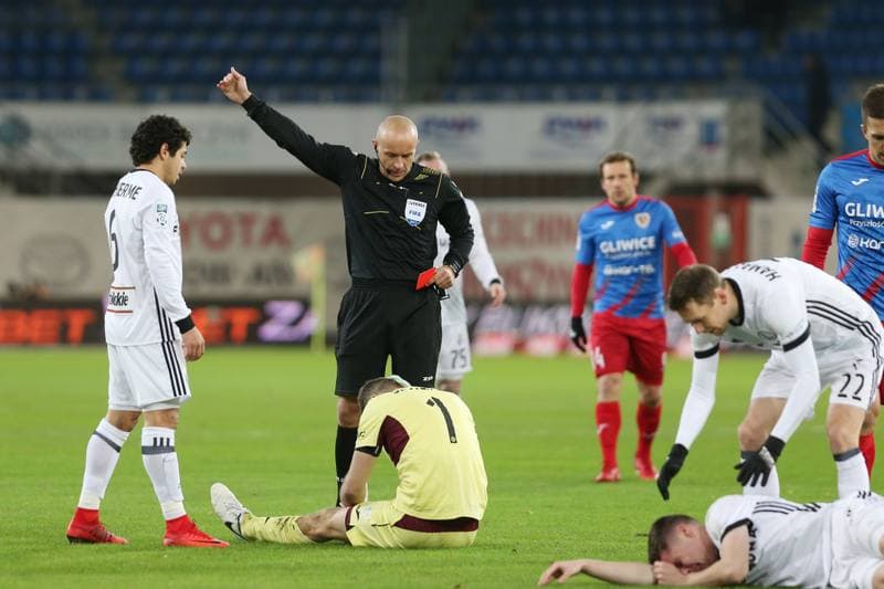 Football. Lotto Ekstraklasa. Piast Gliwice - Legia Warsaw. 12.12.2017