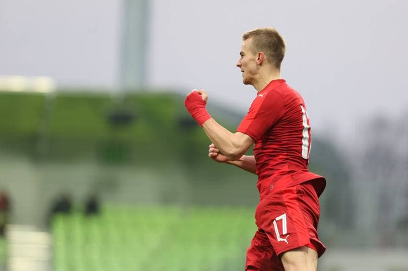 Football. International Friendly Match. Czech Republic U21 - Slovakia U21. 24.03.2017