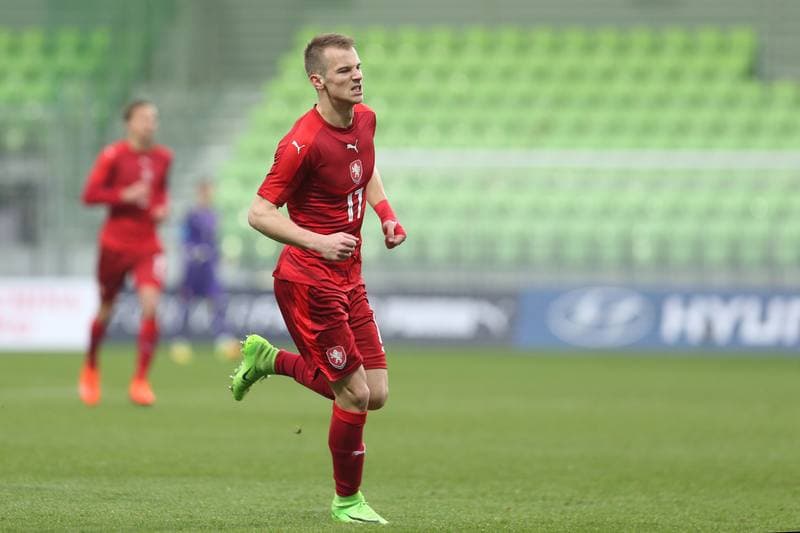 Football. International Friendly Match. Czech Republic U21 - Slovakia U21. 24.03.2017