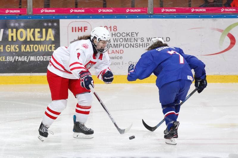 Ice Hockey. Women's U18 World Championship Division 1B. Poland - France. 11.01.2018