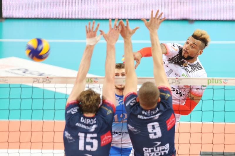 Volleyball. PlusLiga. Jastrzebski Wegiel - ZAKSA Kedzierzyn-Kozle. 13.01.2018