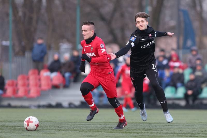 Football. Sparing. Zaglebie Sosnowiec - Cracovia Krakow. 17.01.2018