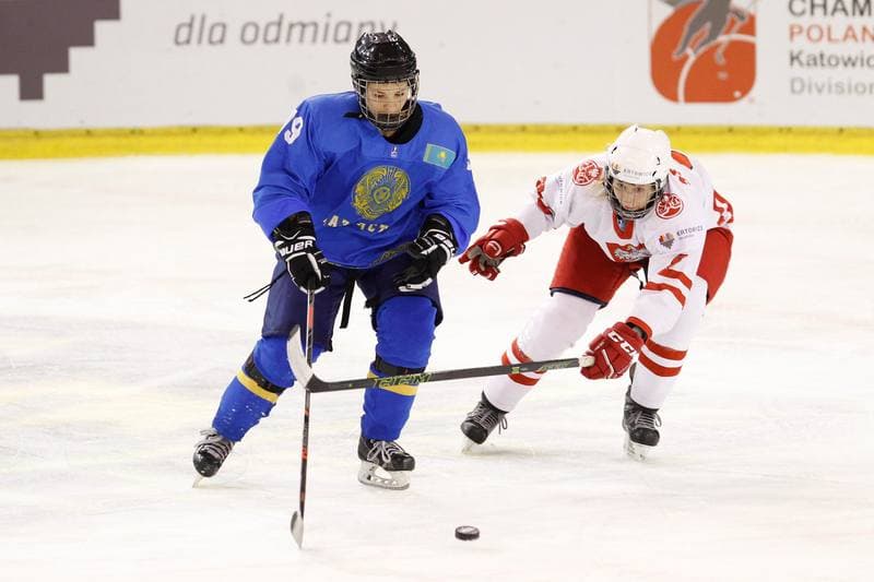 Ice Hockey. Women's World Championship. Kazakhstan - Poland. 09.04.2017