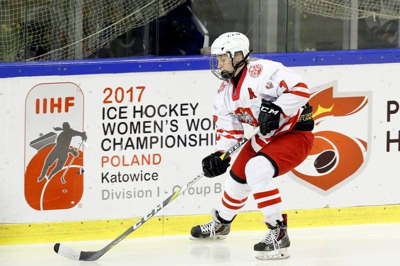 Ice Hockey. Women's World Championship. Poland - Italy. 11.04.2017