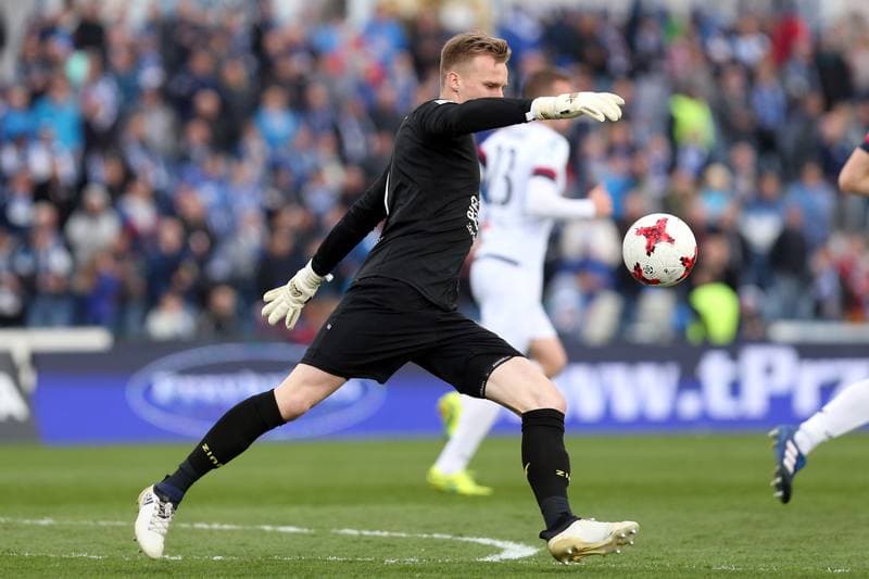 Football. Lotto Ekstraklasa. Ruch Chorzow - Pogon Szczecin. 15.04.2017
