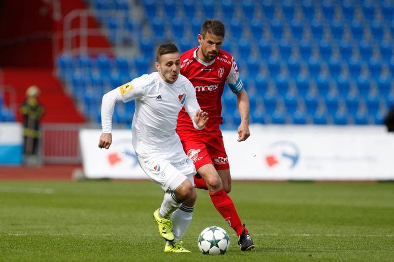 Football. Fortuna Narodni Liga. Banik Ostrava - FK Pardubice. 16.04.2017