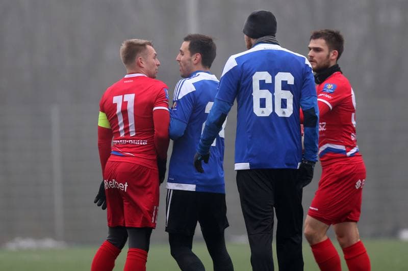 Football. Sparing. Ruch Chorzow - Podbeskidzie Bielsko-Biala. 27.01.2018