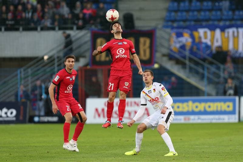Football. Lotto Ekstraklasa. Piast Gliwice - Jagiellonia Bialystok. 22.04.2017