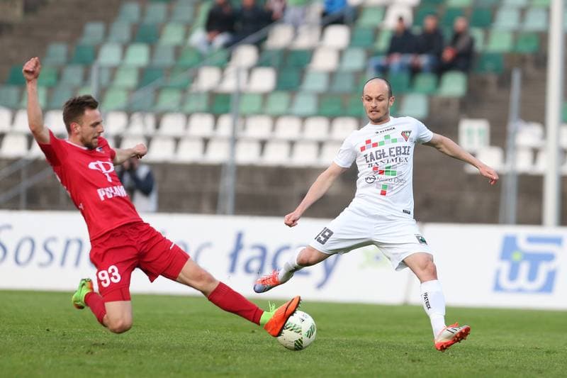 Football. Nice I Liga. Zaglebie Sosnowiec - Wisla Pulawy. 29.04.2017