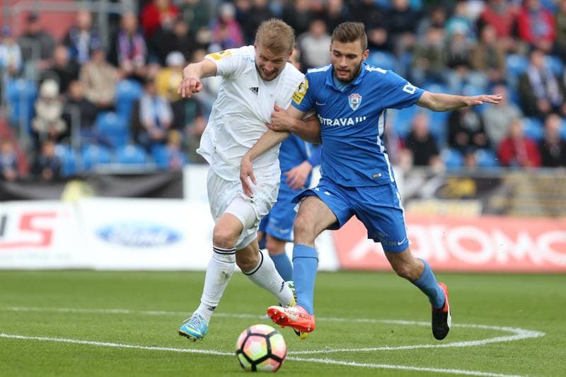 Football. Fortuna Narodni Liga. MFK Vitkovice - Banik Ostrava. 10.05.2017