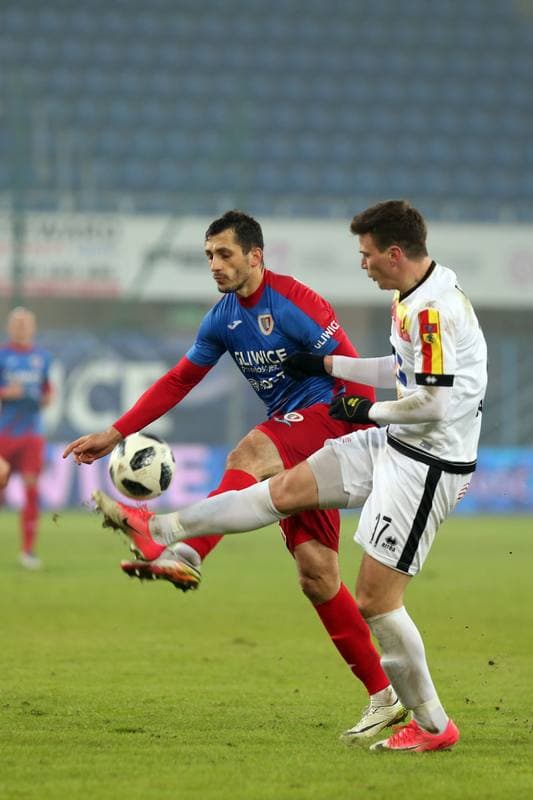 Football. Lotto Ekstraklasa. Piast Gliwice - Jagiellonia Bialystok. 12.02.2018