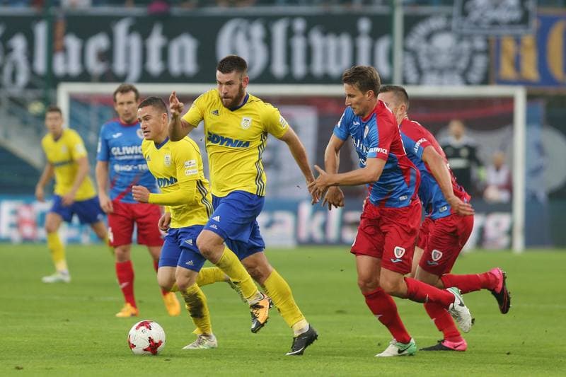 Football. Lotto Ekstraklasa. Piast Gliwice - Arka Gdynia. 22.09.2017