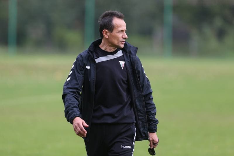 Football. GKS Tychy. Training. 11.10.2017