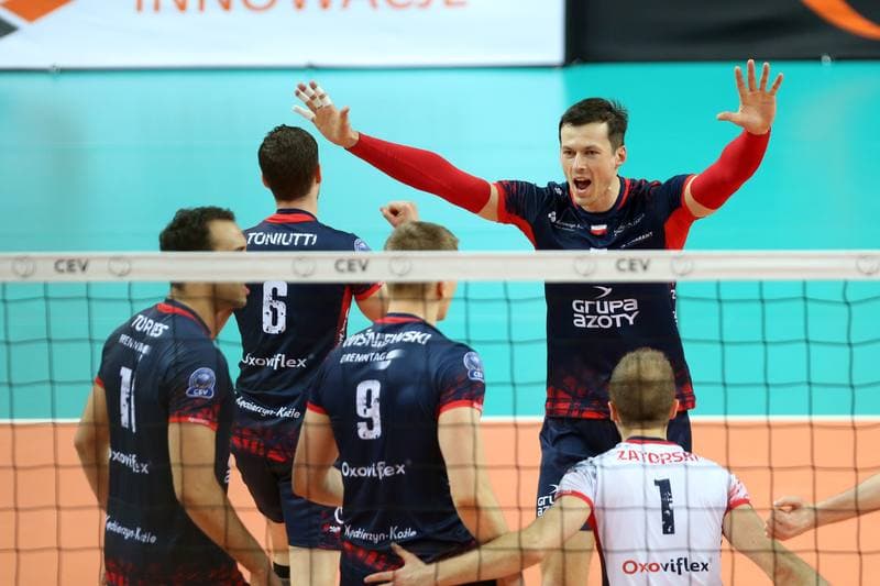 Volleyball. CEV Champions League. Jastrzebski Wegiel - ZAKSA Kedzierzyn-Kozle. 14.03.2018