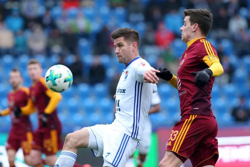 Football. HET Liga. Banik Ostrava - Dukla Praha. 17.03.2018