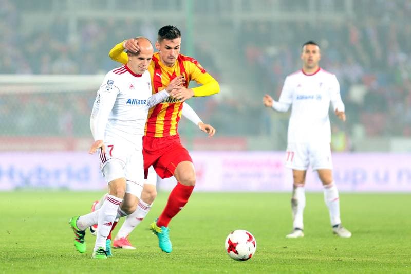 Football. Lotto Ekstraklasa. Gornik Zabrze - Korona Kielce. 20.10.2017