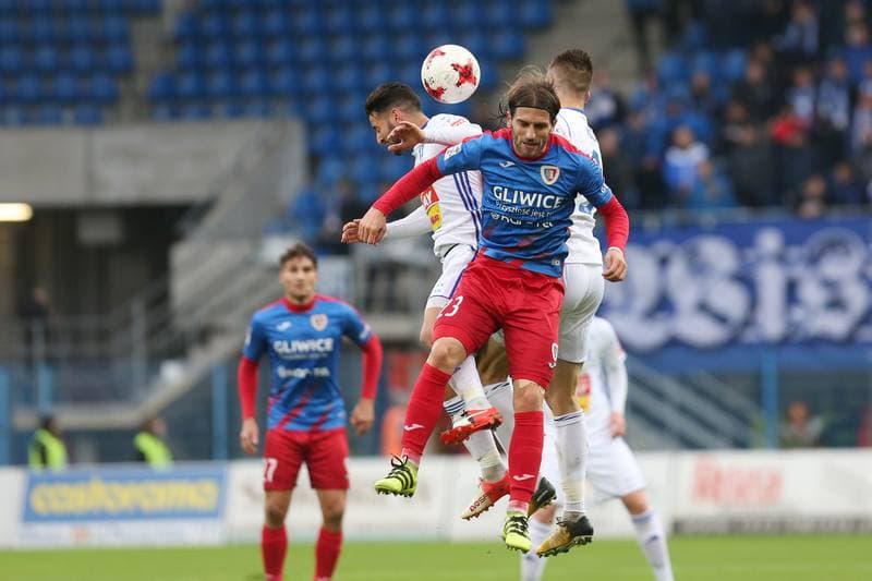 Football. Lotto Ekstraklasa. Piast Gliwice - Wisla Plock. 28.10.2017