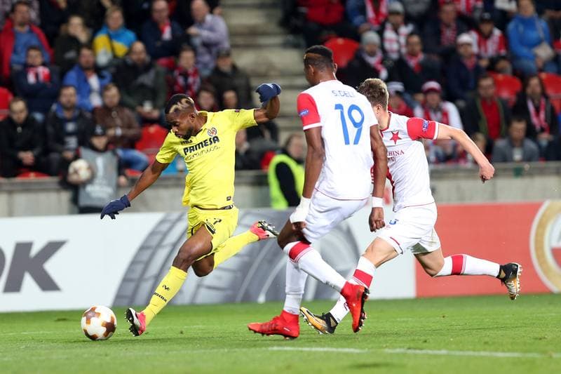 Football. UEFA Europa League. Slavia Prague - Villarreal CF. 02.11.2017