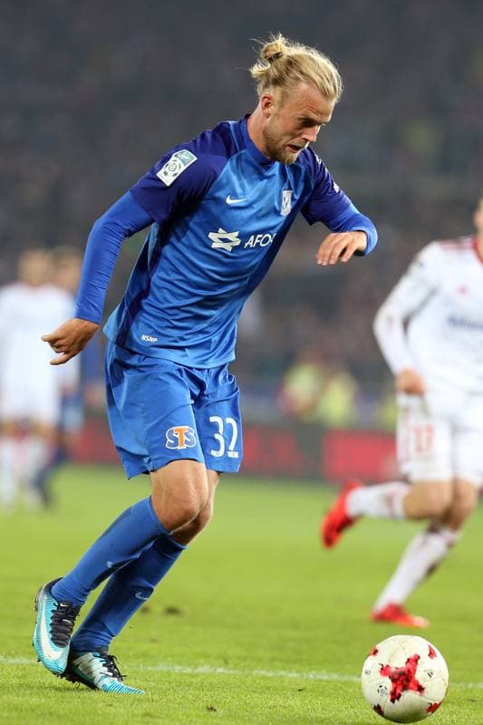 Football. Lotto Ekstraklasa. Gornik Zabrze - Lech Poznan. 04.11.2017