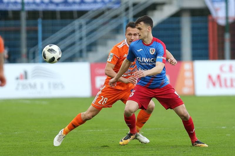 Football. Lotto Ekstraklasa. Piast Gliwice - Bruk-Bet Termalica Nieciecza. 07.04.2018