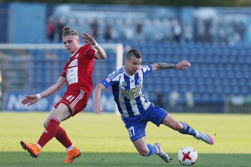 Football. Nice I Liga. Ruch Chorzow - Pogon Siedlce. 20.04.2018