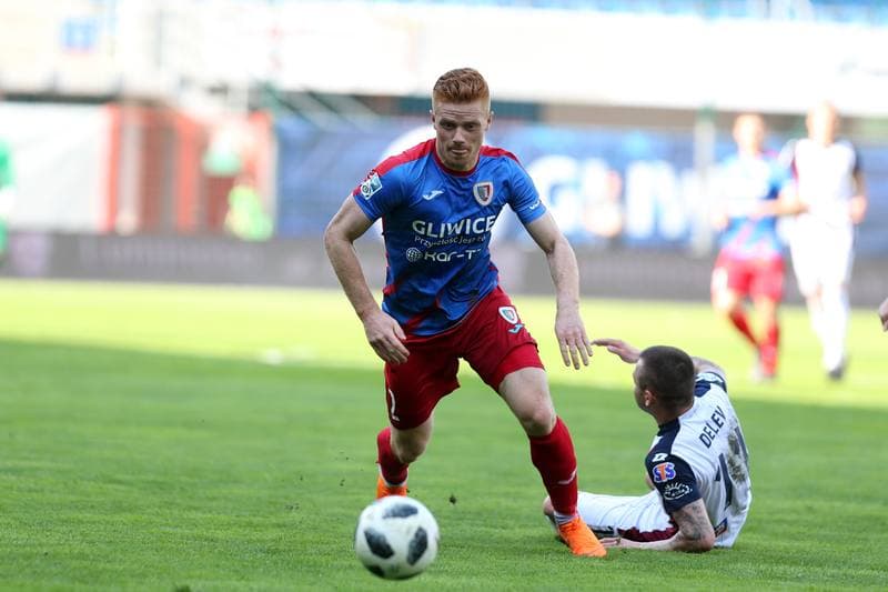 Football. Lotto Ekstraklasa. Piast Gliwice - Pogon Szczecin. 21.04.2018