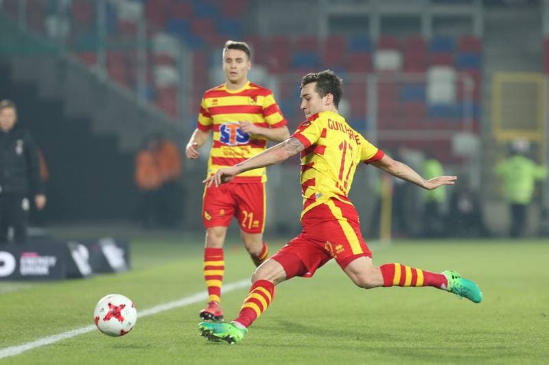 Football. Lotto Ekstraklasa. Gornik Zabrze - Jagiellonia Bialystok. 24.11.2017