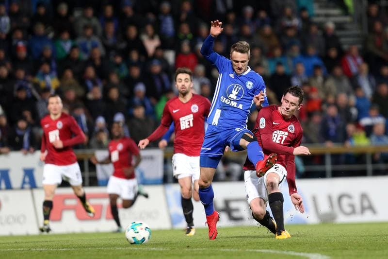 Football. Het Liga. Sigma Olomouc - Sparta Prague. 26.11.2017